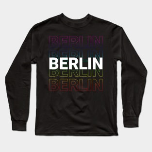 Berlin German - Kinetic Style Long Sleeve T-Shirt